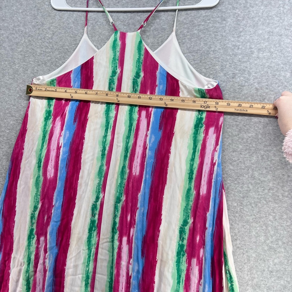 She + Sky Multicolor Brushstroke Dress - Picture 8 of 9